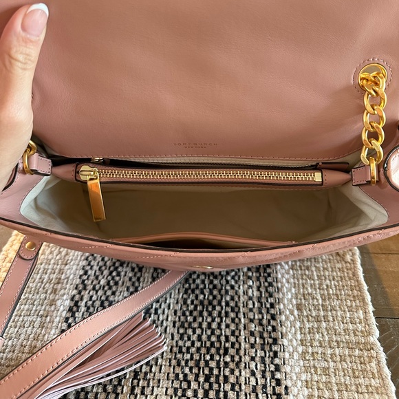 Brand New With Tags - Tory Burch Kira Chevron Flap Shoulder Bag - Picture 12 of 13